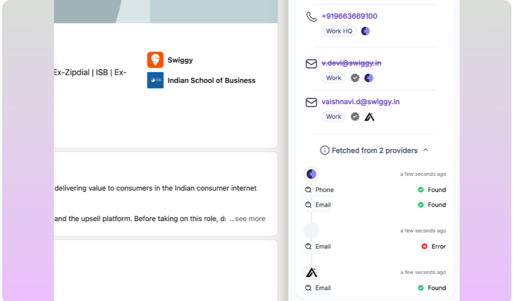 get a varified email