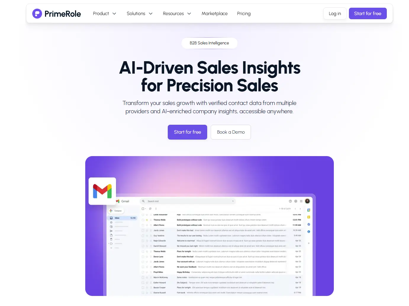 PrimeRole for buying email list