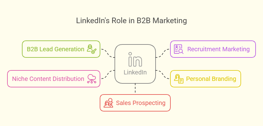linkedin role in b2b